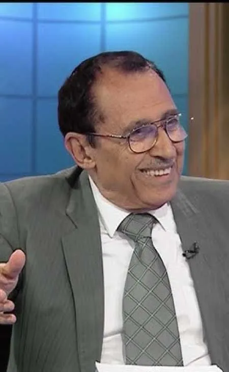 Islamic Scholar Dr. Fadel Saleh Alsamerai speaking during a television interview