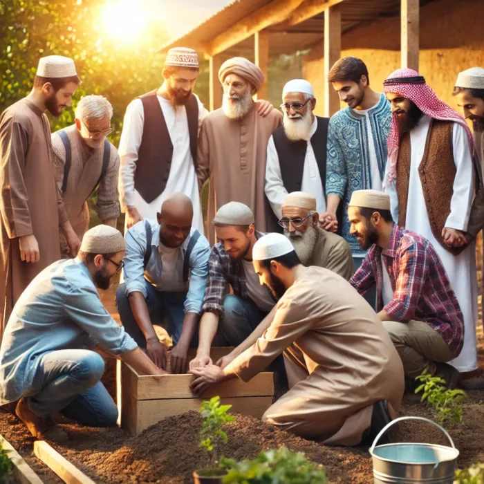 Muslim relations demonstrated through diverse community garden project